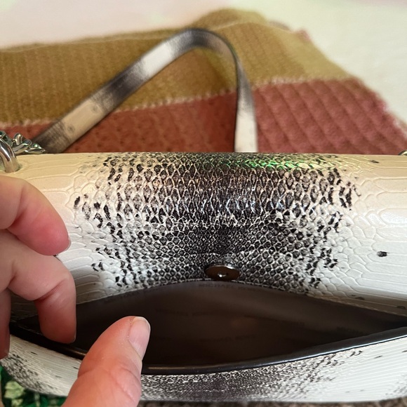 Michael Kors Snakeskin Crossbody Bag - Picture 9 of 13